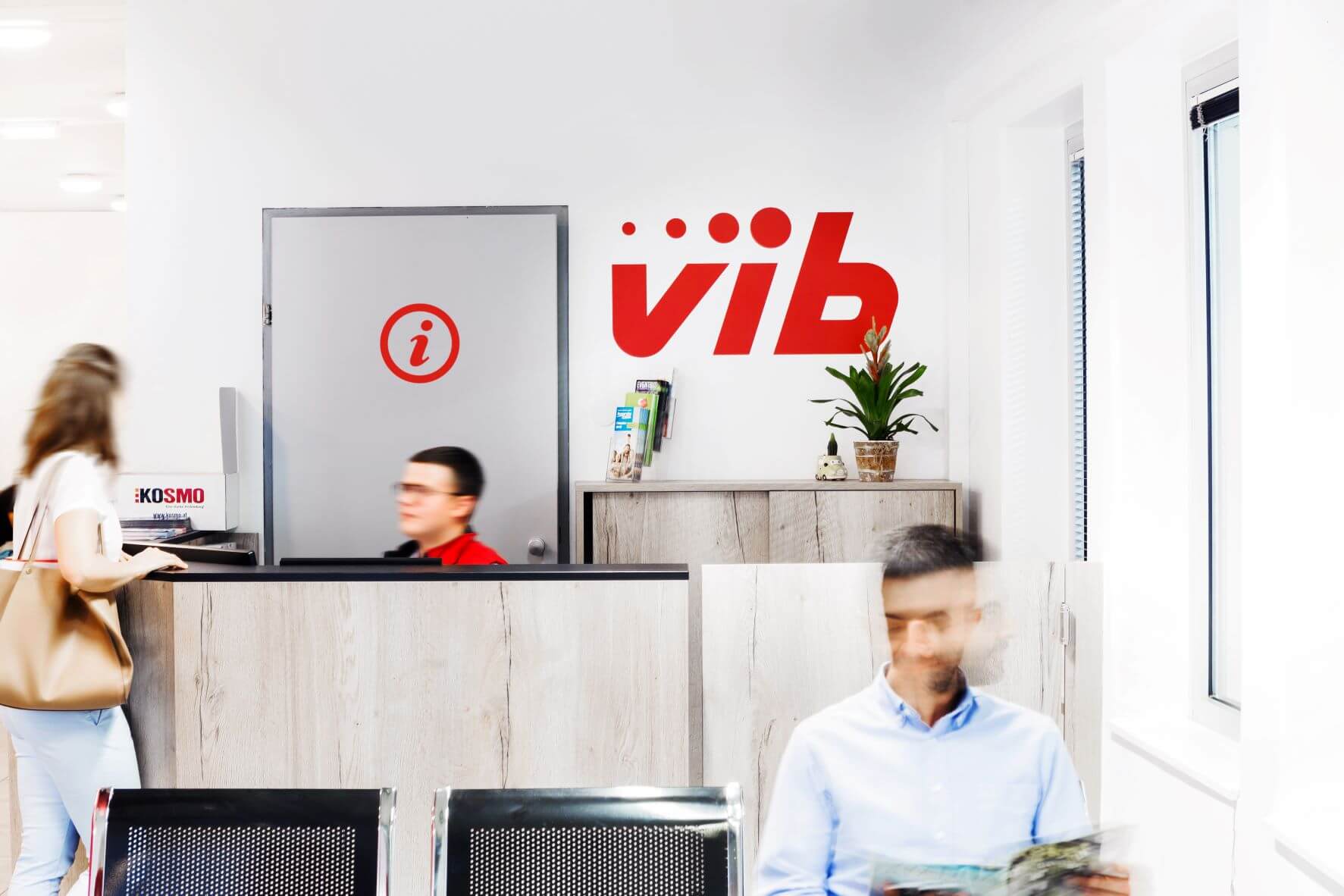 Ticket Webshop Wartebereich VIB